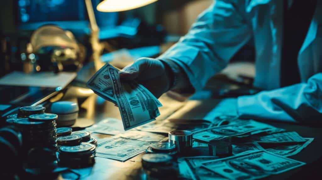Blanchiment d'argent en cryptomonnaie